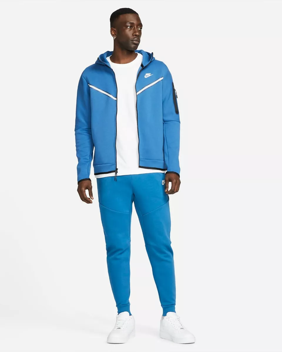 Nike blue top fleece tracksuit