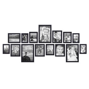 15er Bilderrahmen Set Mdf Modern Schick Weiss Schwarz Bilder Galerie Foto Rahmen Ebay