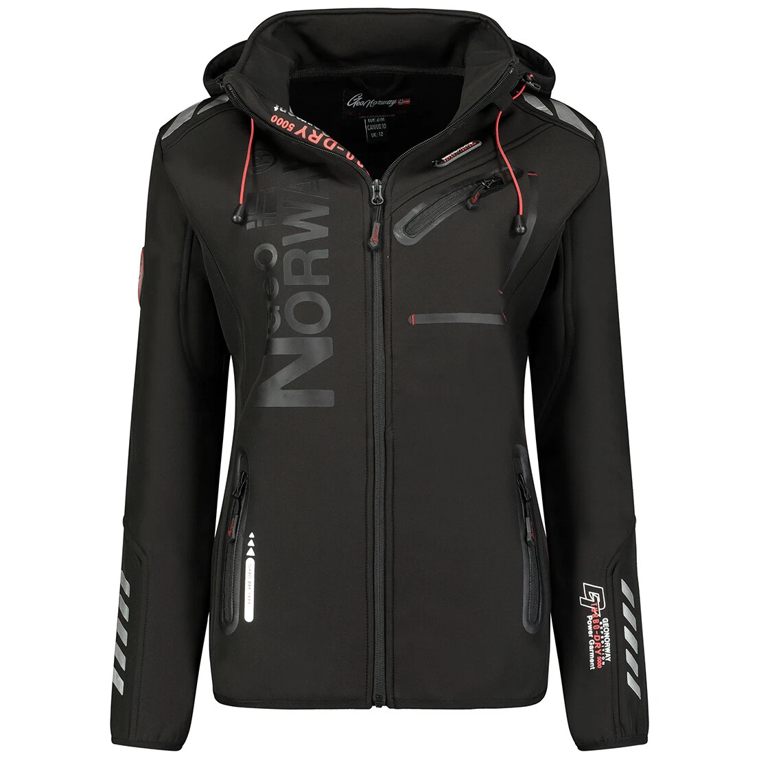 Geographical Norway Upalood Lady - Giacca in Pile Donna con Zip - Abbigliamento Caldo Comodo - Felpa Maniche Lunghe Resistente - Maglione Invernale Ideale Autunno Inverno (Bianco S
