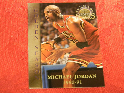 1996 Topps NBA Stars Michael Jordan '1990-91 Golden Season
