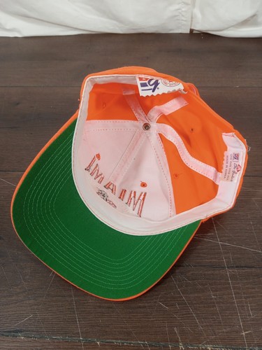 Vintage Rare Miami Hurricanes The Game SnapBack Hat Orange - Picture 7 of 10