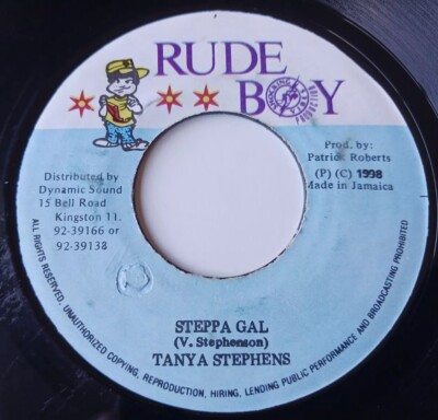 Tanya Stephens - Steppa Gal / Antidote Riddim Vinyl 45 - 1998 Rude Boy - Jamaica