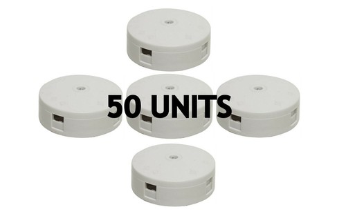 20A Junction Box 4 Terminal Electrical Wiring Cable Connector Plastic White 59mm - Picture 8 of 8