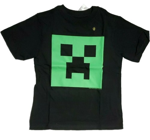 Boys Large 14-16 Minecraft Enderman Halloween Glow in the Dark Shirt T-Shirt Boys Large 14-16 Minecraft Enderman Halloween Glow in the Dark Shirt T-Shirt