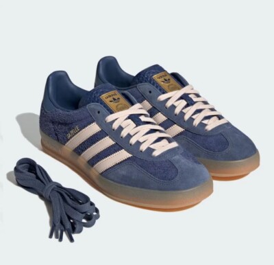 Adidas Gazelle Indoor Dark Blue Bliss Orange Preloved Ink JI0322