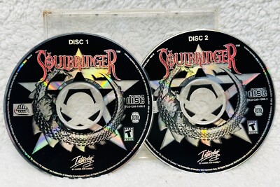 ''SOULBRINGER'' by Interplay for Windows systems - 2 CDs ￼Excellent Condition