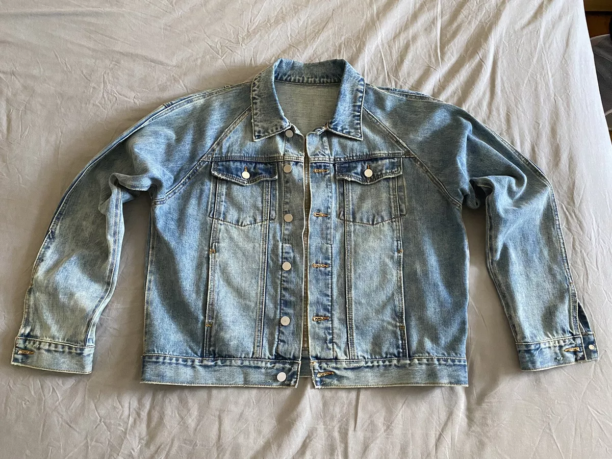 MNML denim trucker jacket fear of god fourth collection style Size