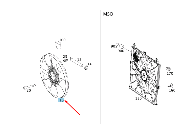MERCEDES-BENZ SPRINTER W906 Cooler Fan A0002009523 NEW GENUINE | eBay 
