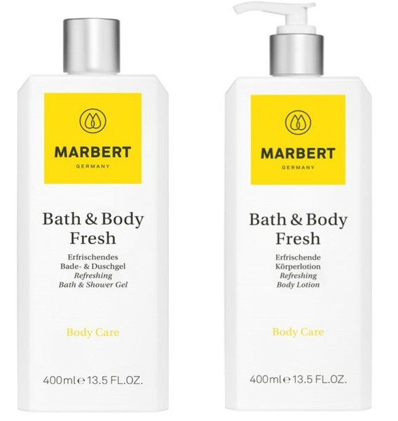 Marbert Bath & Body Fresh Bade & Duschgel 400 Ml & Lotion 400 Ml Bundle-image