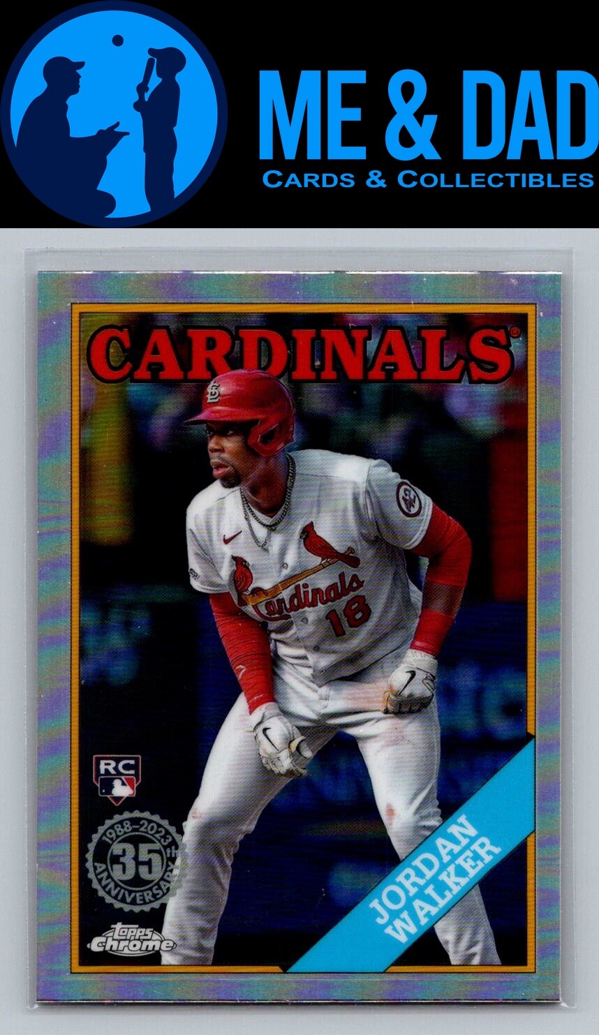 2023 Topps Chrome Update #88CU-18 Jordan Walker 1988 Topps Baseball