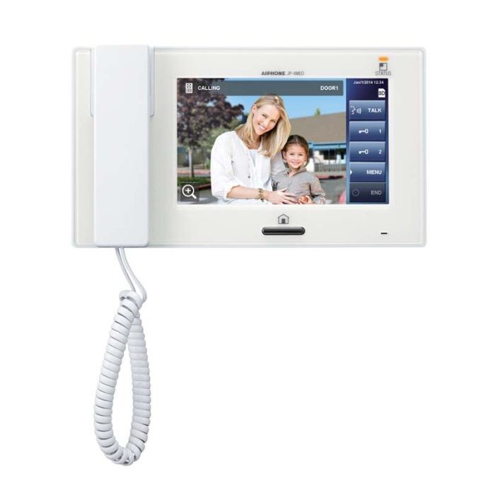 Aiphone JP-4MED Master Station Colour Intercom Monitor With 7Inch Touch Screen