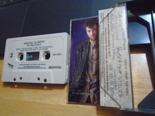 RARE OOP Michael W Smith CASSETTE TAPE Big Picture 1986 christian rock amy grant - Picture 2 of 2