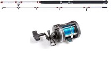 Shakespeare Sea Fishing Boat Rod & Fladen Multiplier Reel