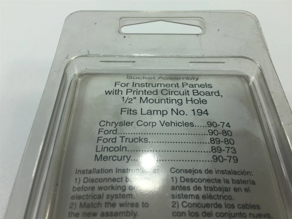 Carquest S-500 Instrument Panel Socket Assembly Chrysler Ford - 1 Pack of 2 USA - Image 3 of 4
