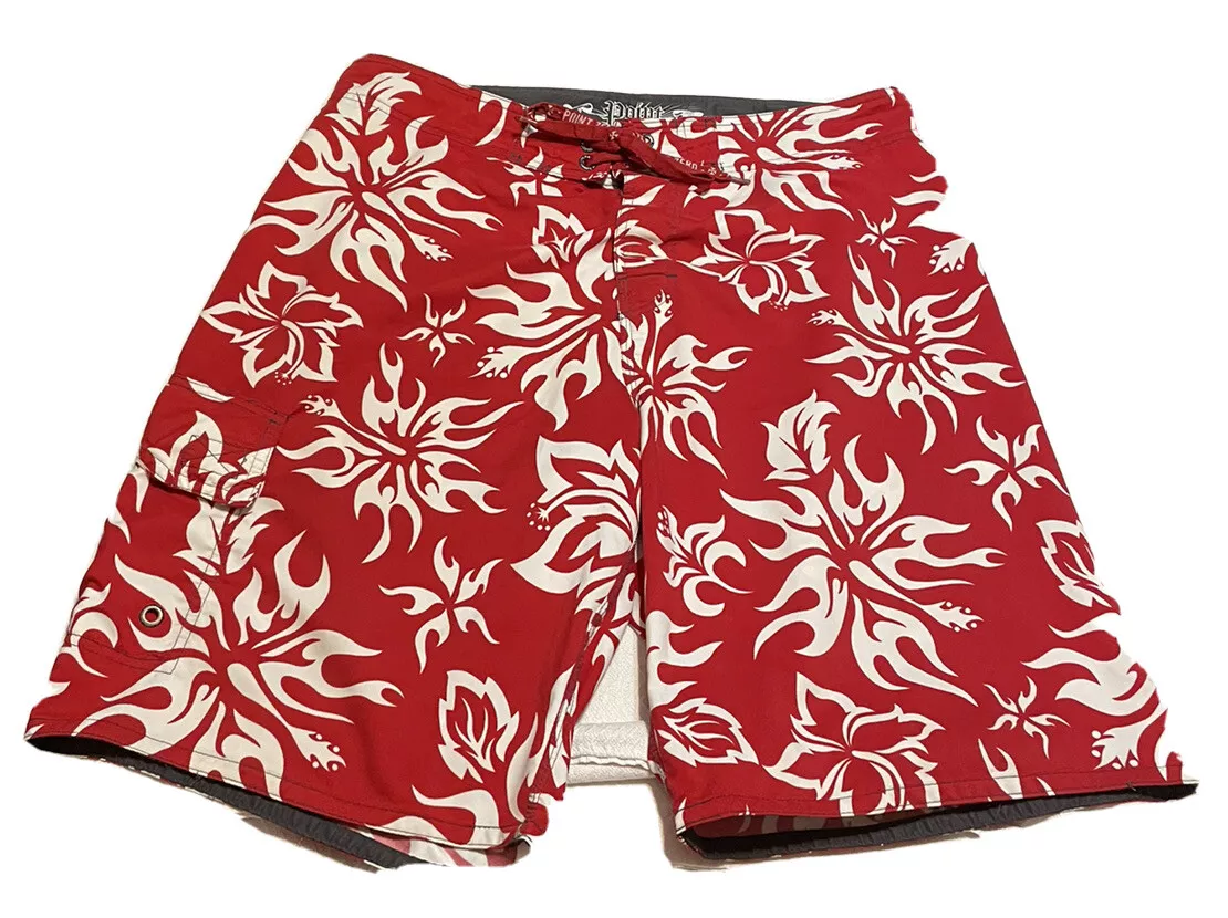 Bañador con estampado floral para hombre, size XL, shorts de playa, piscina.