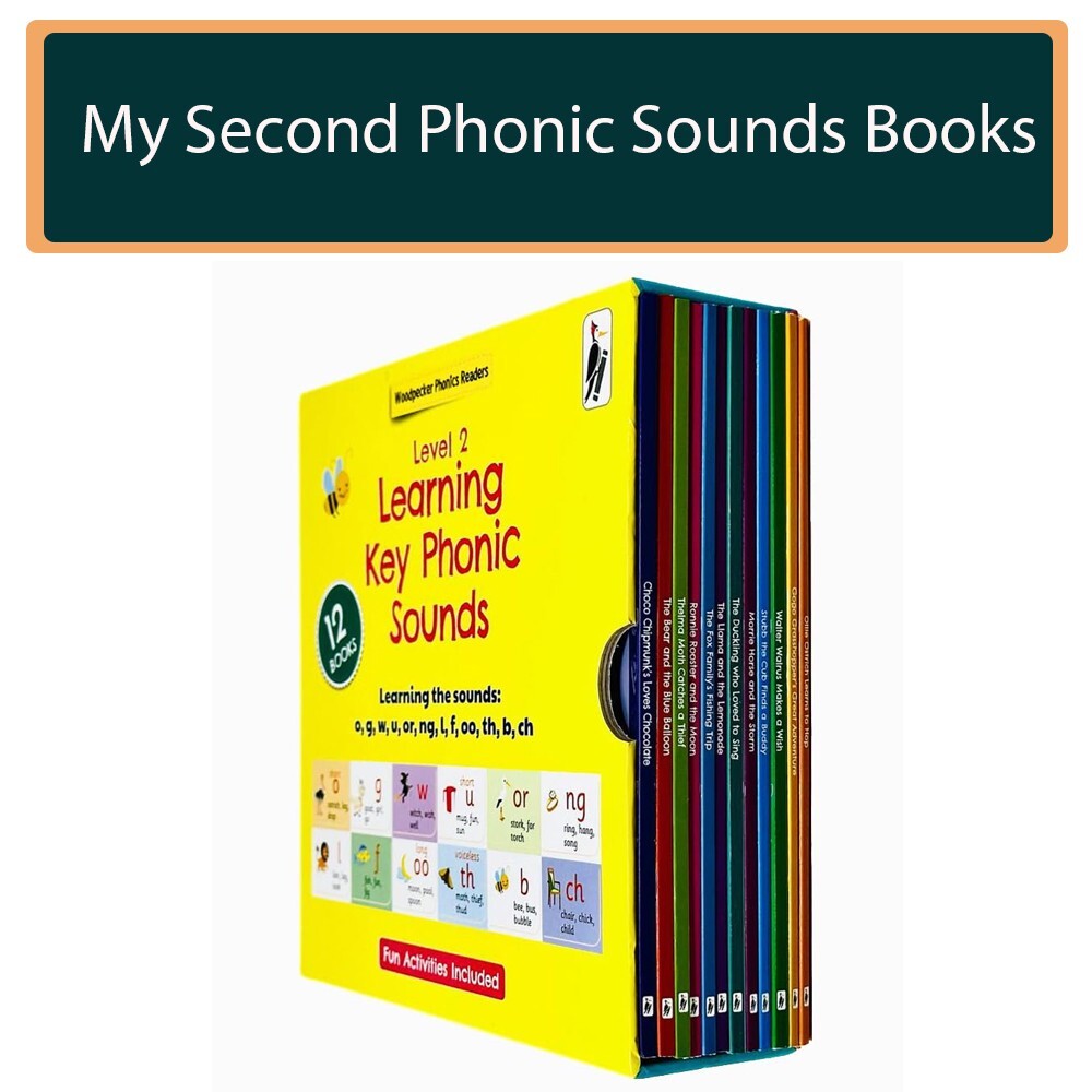 My Second Phonic Sounds (Level 2) 12 Books Box Set - Paperback - Image 3
