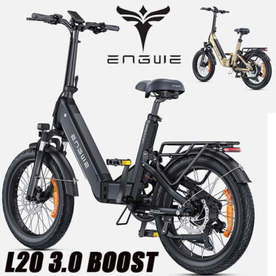 ENGWE L20 3.0 Boost 250W 20 Zoll Elektrofahrrad Vollgefedertes kompaktes E-Bike