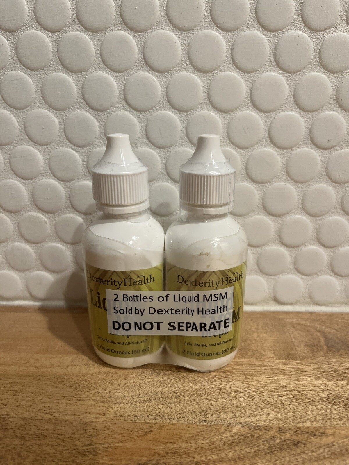 2 Dexterity Health Liquid MSM Eye Drops 2 fl oz Each 9/25 eBay