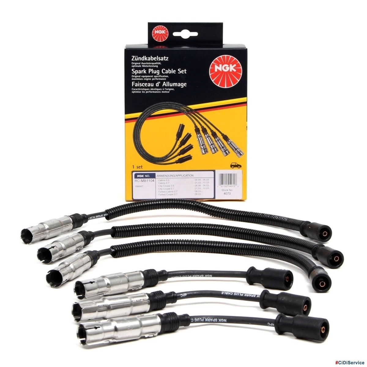 NGK 0516 Kit cavi candele N° condotti: 6 - Ricambi auto