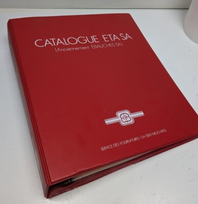 ETA Watch Movement Technical Communication / Information Manuals Guides - Choose