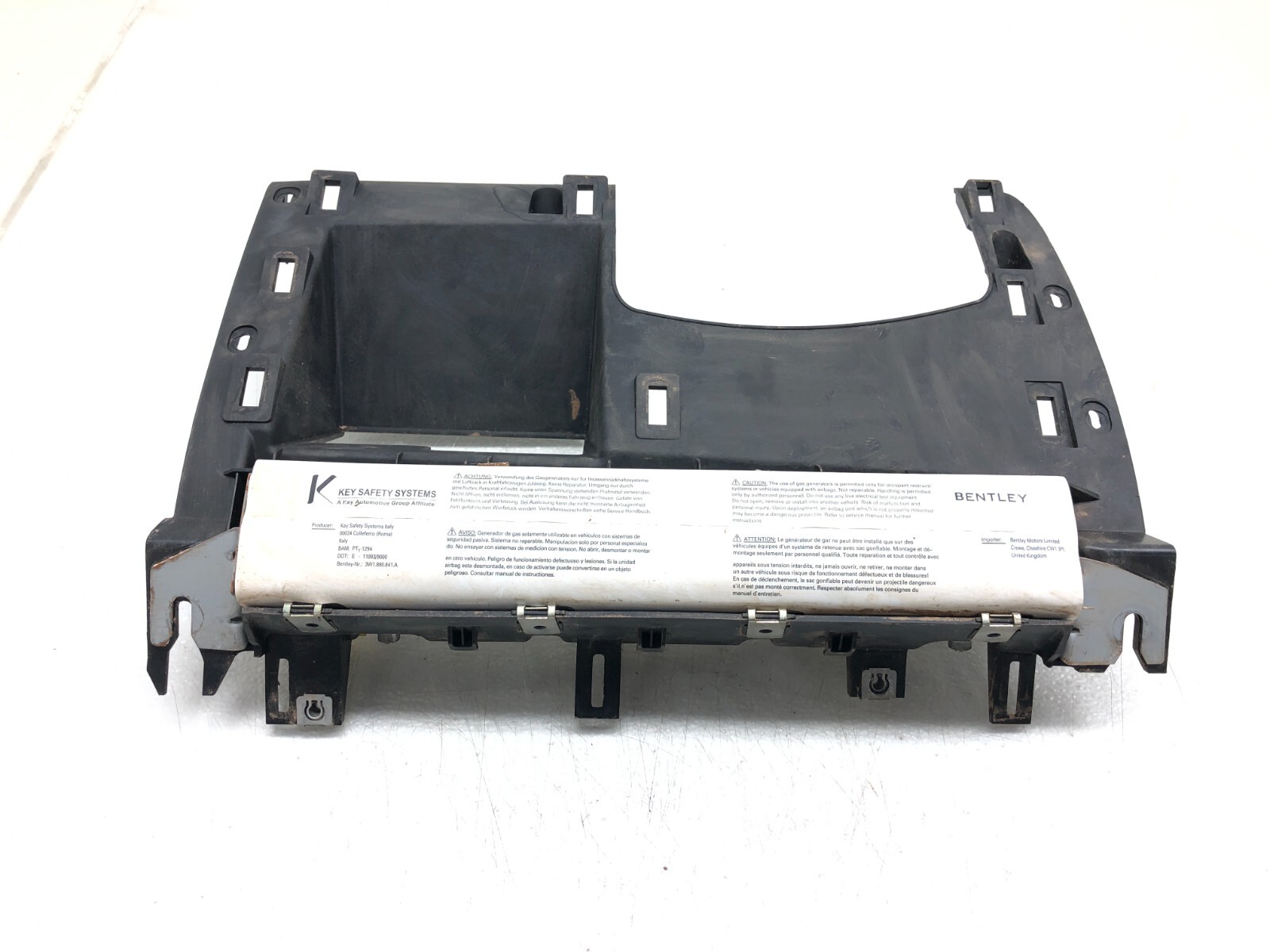2014-2019 BENTLEY FLYING SPUR LEFT DRIVER FRONT DASH KNEE AIRBAG AIR BAG #NOTES.