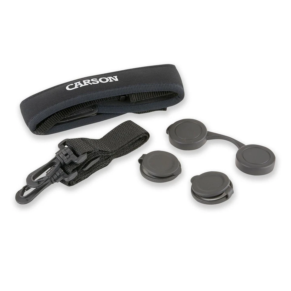 Carson 8x26mm Compact Waterproof Binoculars - Open Bridge - Lightweight - Image 2 of 4