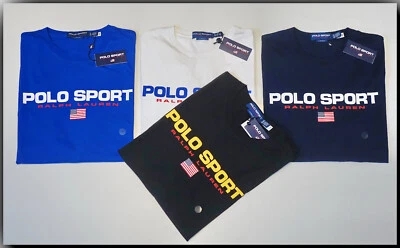 Ralph Lauren Polo Sport Shirt T-Shirt Farbauswahl L-2XL 100% Baumwolle NEU - Bild 1 von 4