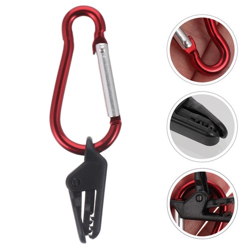 Juego de 10 piezas de clips de fijación para tienda de campaña al aire libre toldo lona camping toldo ganchos - Imagen 5 de 12