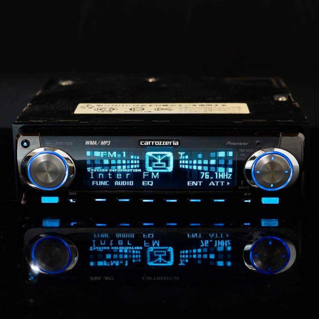 Pioneer carrozzeria DEH-P919 カロッツェリア Pioneer Carrozzeria DEH-P919 1DIN Car Audio Player maintained from