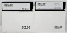 MICROSOFT MS-DOS 5 OPERATING SYSTEM INSTALLATION FLOPPY 5.25" DISKS SET OF 2 5.0