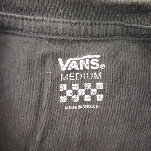 Vans Shirt Girls Medium Long Sleeve Lightweight Black Tee Outdoors - Picture 4 of 11