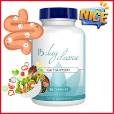 15 Day Cleanse Capsules - Colon Cleanse & Detox, Weight Loss,Constipation Relief
