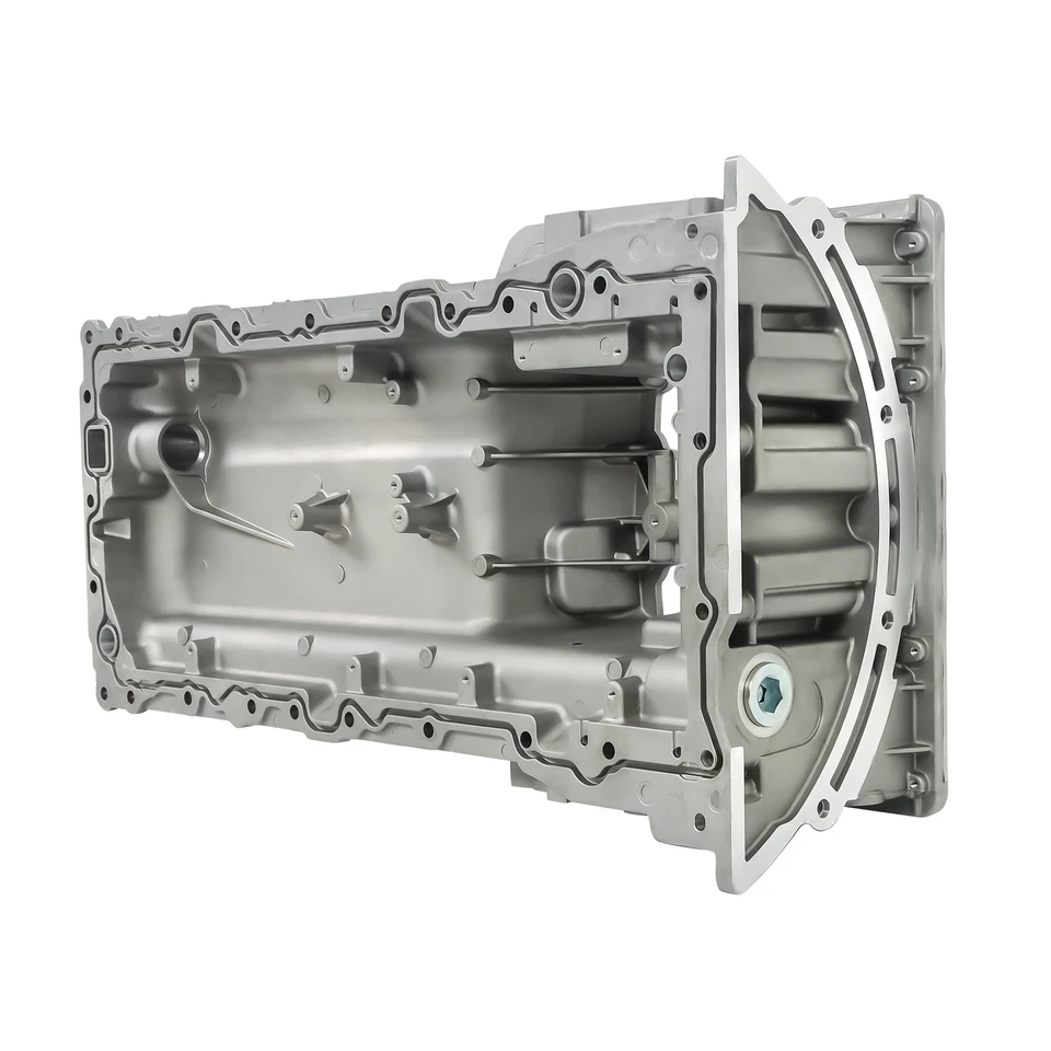 Upper Aluminum Engine Oil Pan BC3Z-6675-B For 11-19 Ford F-250 F-350 V8 6.7L - Image 3 of 4