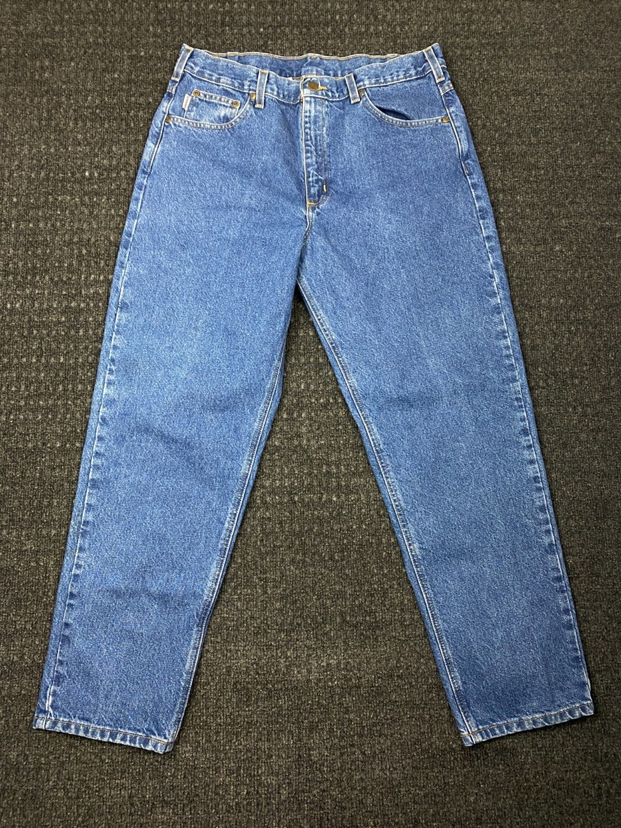 Carhartt デニム ブラック B17 36×30 Carhartt カーハート パンツ CARHARTT RELAXED-FIT TAPERED JEAN