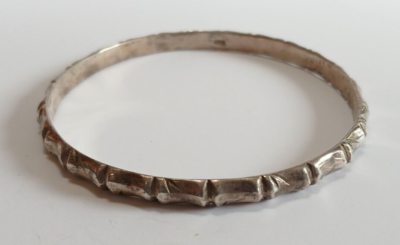 アクセサリー Sterling Silver Bamboo Bangle Vintage VINTAGE STERLING SILVER BAMBOO DESIGN BANGLE BRACELET | eBay