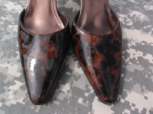 BROWN ANIMAL PRINT STEFANI WOMEN'S sz6 3" HIGH HEEL SHOES KD6620 - 第 2/12 張圖片