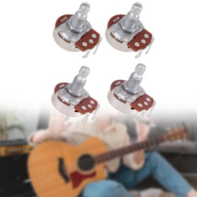 4 Stück Volle Größe A500K/B500K Audio Lautstärke Potentiometer Durchmesser 24 mm L
