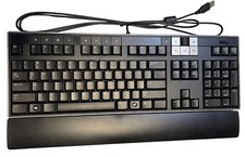 Dell Keyboard OU473D Multimedia Slim 2 USB Port HUB Removable Palm-rest