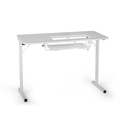 Craft and Hobby Table Fully Assembled White 101.5 x 50 x 71.5cmArrow GIDGET2