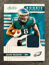 2020 Panini Absolute Jalen Reagor Rookie RC Materials Jersey Relic Card. rookie card picture