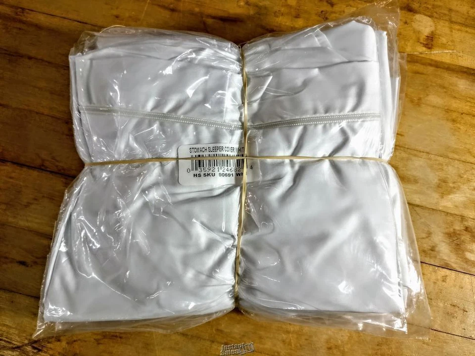 Hammacher Pillow Case for The Stomach Sleepers Side Pillow Slip Cover Sham White - Image 3 of 4