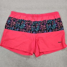 Vintage 90 s Neon Shorts Surf Gear Swimming Trunks Board Shorts XL 40-42