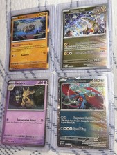 Pokémon Holo Lot Paradox Rift & 151 – Roaring Moon Raging Bolt Kadabra Relicanth