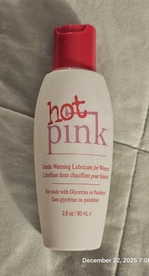 GUN OIL HOT PINK Gentle Warming Water Based Personal Lubricant 2.8 Oz 80 ML