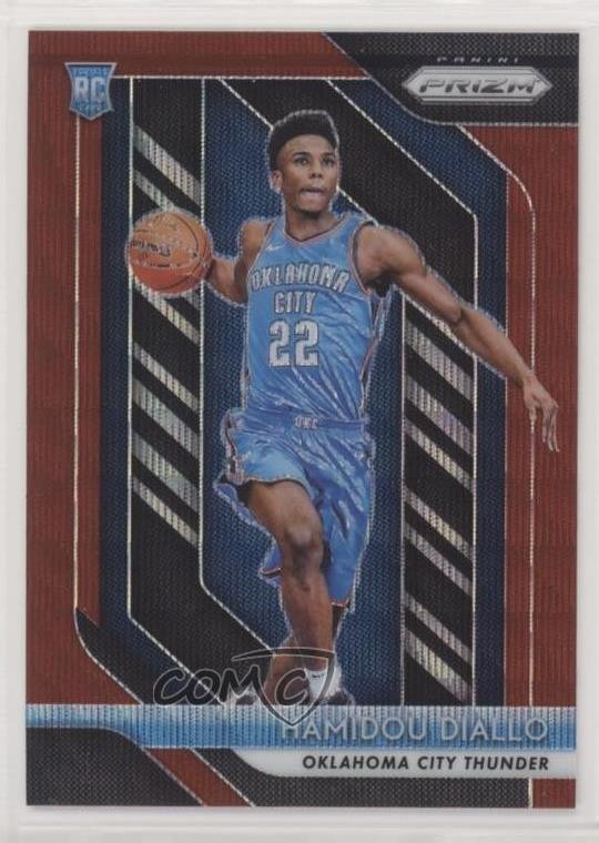 2018-19 Panini Prizm Ruby Wave Prizm Hamidou Diallo #9 0wp8