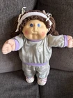 Cabbage Patch UT2 Taiwan Minty Brown Poodle Blue Eyes Smoke Free All Original