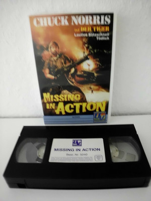 VHS Kassette Missing in Action - Chuck Norris