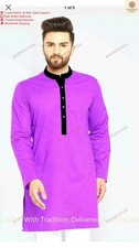 Indian Cotton Mens Shirt Long Sleeve Kurta Loose Shirt Mens Shirt Kurta