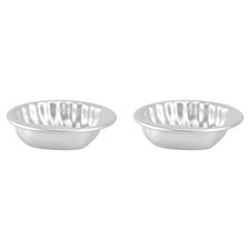 Molde para hornear de aluminio de 2 piezas moldes de metal decorativos molde para pasteles de aleación