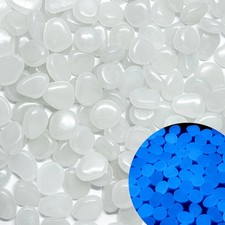 Glow in The Dark Fish Tank Rocks,Glowing Rocks Stones Resin Glow in Dark Pebbles